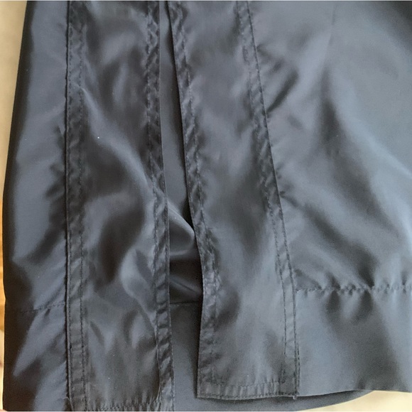 NWT Zara Navy light weight nylon cape perfect for layering and traveling o|s - Picture 11 of 14